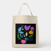 Tote Bag Doodart floral (Dos)