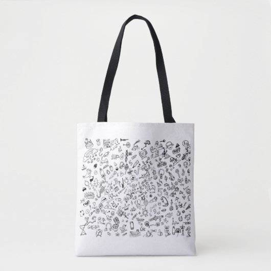 Tote Bag doodle bag (Devant)