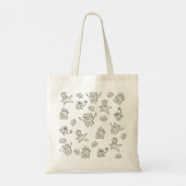 Tote Bag Doodle Bob Motif (Dos)