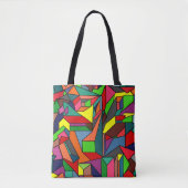 Tote Bag Doodle d'angle (Devant)