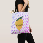 Tote Bag Doodle Dessiné à la Main de Citron d'Été (De près)