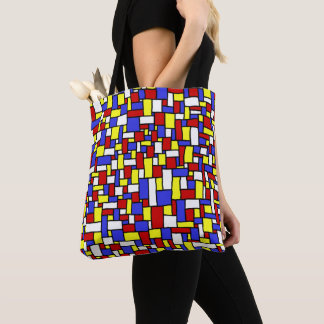 Tote Bag Doodle inspiré par Mondrian