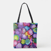 Tote Bag Doodle violet Fourre-tout (Dos)