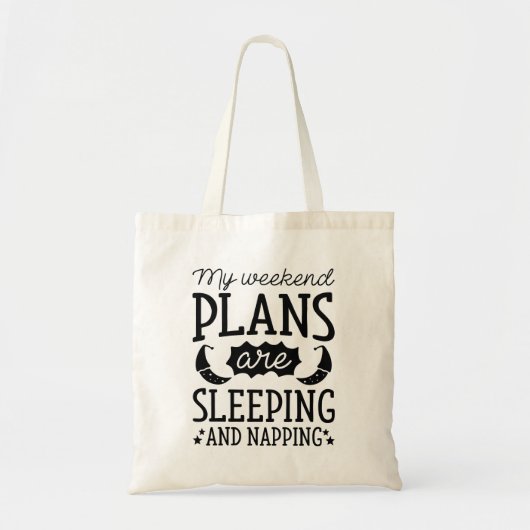 Tote Bag Dormir Et Napper (Devant)