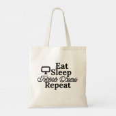 Tote Bag Dormir manger turc dramatique Répéter (Dos)