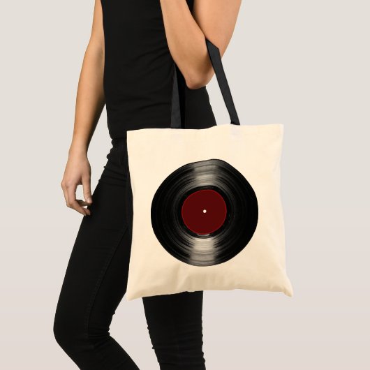 Tote Bag Dossier de vinyle (Devant (produit))
