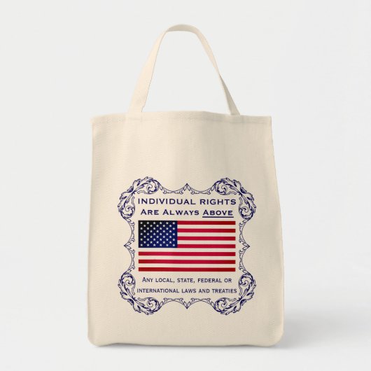 Tote Bag Dossier des droits individuels (Devant)