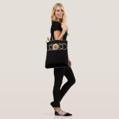 Tote Bag Double Infinity ROSE or argent (Sur le modèle)