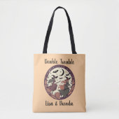 Tote Bag Double problème personnalisé Halloween (Devant)