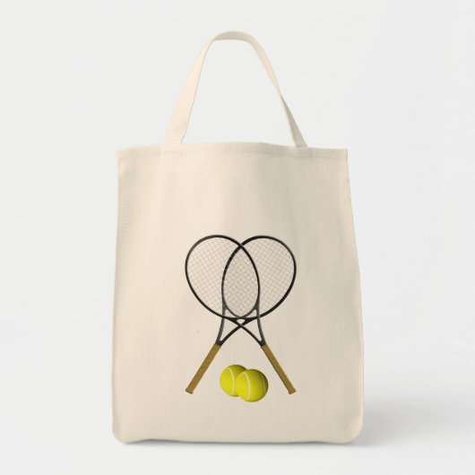Tote Bag Double Tennis Sport Thème (Devant)