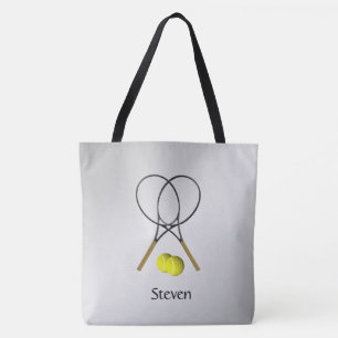 Tote Bag Double Tennis Sport Thème Personnel