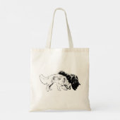 Tote Bag Double triage à la tombée de la nuit (Dos)