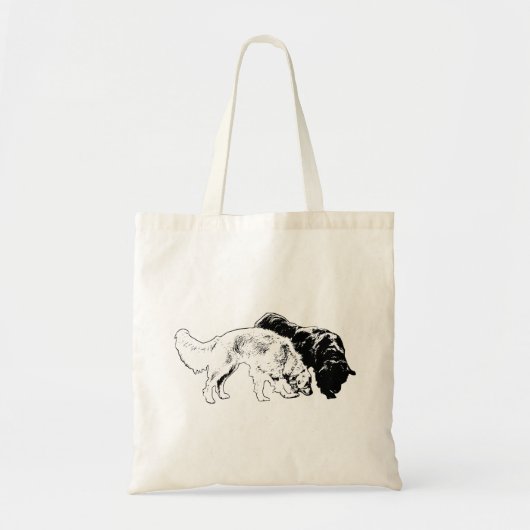 Tote Bag Double triage à la tombée de la nuit (Devant)
