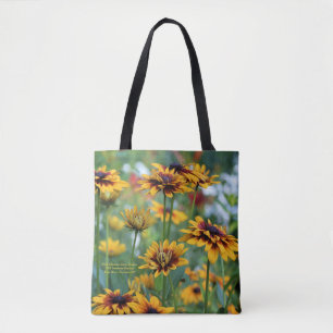 Tote Bag Doubles de marguerite de Gloriosa d'or