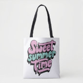 Tote Bag Douce Arrière-Saison d'Été (Devant)