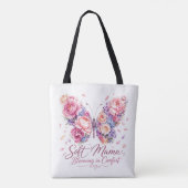 Tote Bag Douce Maman Papillon en Fleur (Dos)