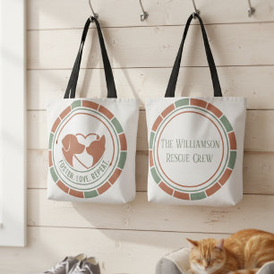 Tote Bag Douce Sagesse Boho Foster Amour Répéter Sauvetage