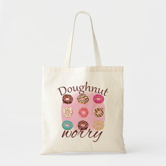 TOTE BAG DOUGHNUT-WORRY (Devant)