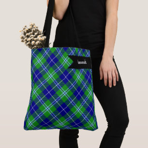 Tote Bag Douglas Clan Tartan Plaid Motif écossais