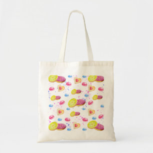 Tote Bag Doux beignets avec motif vitré coloré