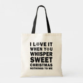 Tote Bag Doux murmures de Noël Vacances (Dos)