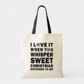 Tote Bag Doux murmures de Noël Vacances (Devant)