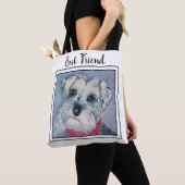Tote Bag Doux Schnauzer (De près)