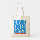 Tote Bag Down Goes Anderson (Dos)