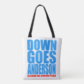 Tote Bag Down Goes Anderson (Dos)