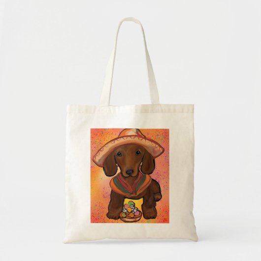 Tote Bag Doxie Rouge (Devant)