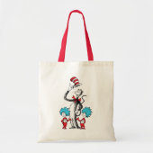 Tote Bag Dr Seuss | Chat dans le Casquette, Chose un & Chos (Devant)