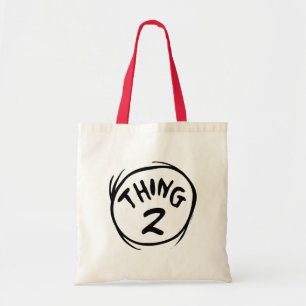 Tote Bag Dr Seuss   Chose personnalisée Une chose deux