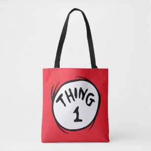 Tote Bag Dr. Seuss Chose Un Chose Deux - Chose Un