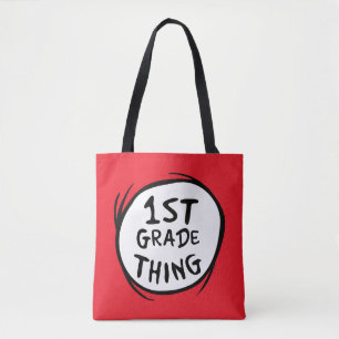 Tote Bag Dr Seuss   Chose Une Chose Deux - 1ère Chose