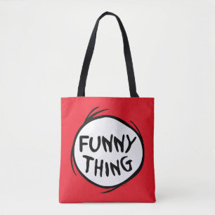 Tote Bag Dr Seuss   Chose Une Chose Deux - Chose Drôle