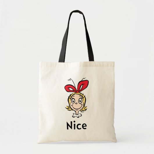 Tote Bag Dr. Seuss | Cindy-Lou Who est gentille (Devant)