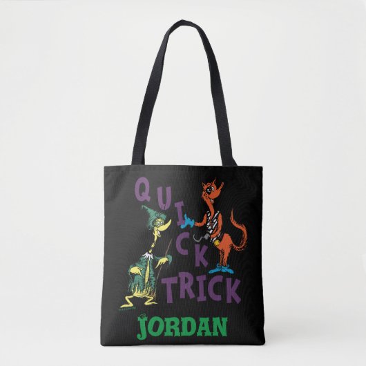 Tote Bag Dr Seuss | Graphique d'Halloween en raccourci (Devant)
