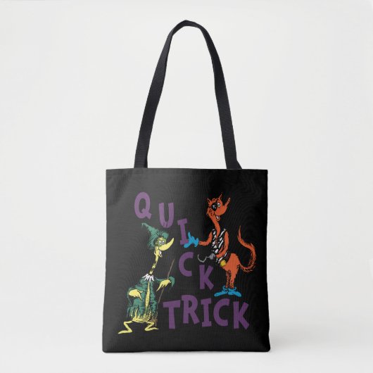 Tote Bag Dr Seuss | Graphique d'Halloween en raccourci (Devant)