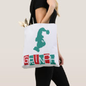Tote Bag Dr. Seuss | Grinch - Rouge & Vert (De près)