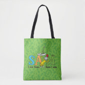 Tote Bag Dr Seuss| Je Suis Sam. Je Suis Sam. (Devant)