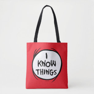 Tote Bag Dr Seuss   La Chose Deux - Je Connais Les Choses