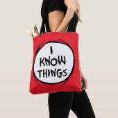 Tote Bag Dr Seuss | La Chose Deux - Je Connais Les Choses (De près)