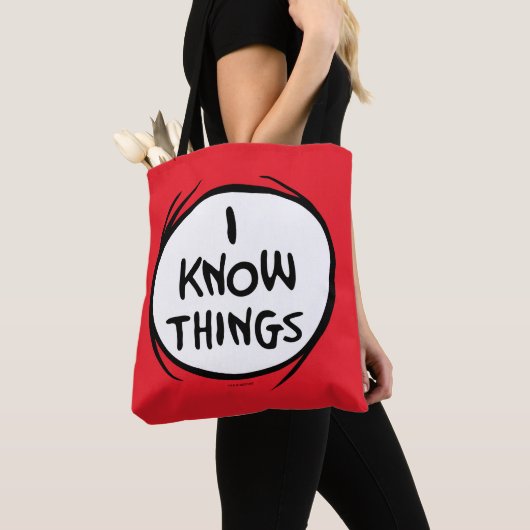Tote Bag Dr Seuss | La Chose Deux - Je Connais Les Choses (De près)