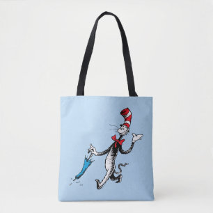 Tote Bag Dr. Seuss Le Chat Chapeauté Marche au Parasol