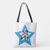 Tote Bag Dr Seuss | Little Cats USA Graphisme Casquette (Dos)