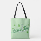 Tote Bag Dr Seuss | Lucky Fox Dans Ses Chaussettes Irlandai (Dos)