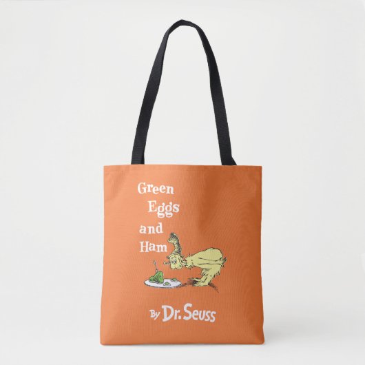 Tote Bag Dr Seuss| Oeufs verts et jambon (Devant)