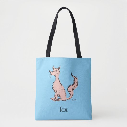 Tote Bag Dr. Seuss | Renard Rose (Devant)