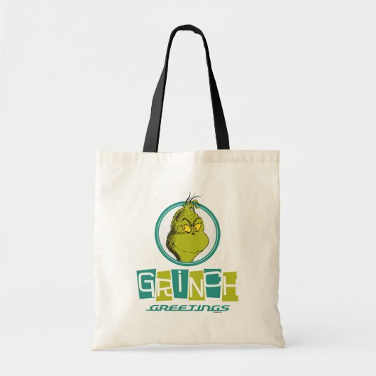 Tote Bag Dr Seuss | Salutations Grinch (Devant)