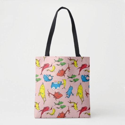 Tote Bag Dr Seuss | Un poisson deux Motifs de poisson (Devant)